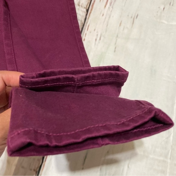 AO.LA by Alice + Olivia high rise skinny jeans in purple (currant) Size 29 NWT - Picture 3 of 16